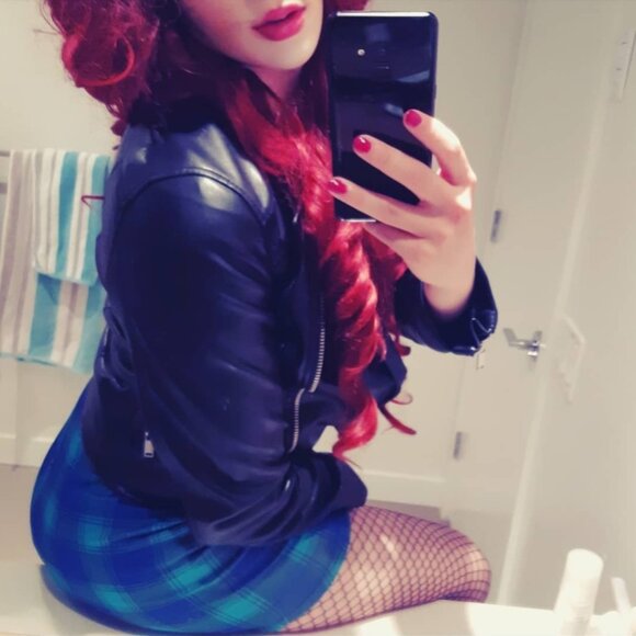 Carmin Teal Plaid Action Mini Skirt - Picture 4 of 4